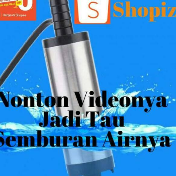 ♜ Pompa air/ pompa celup mini / pompa air cuci motor mobil BIRU ✾