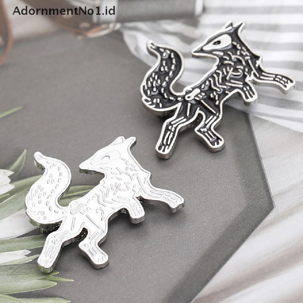 [AdornmentNo1] Kartun Hewan Lucu Enamel Pin Fox Bros Pin Pakaian Topi Tas Jeans Lencana Wanita Aksesoris Perhiasan [ID]