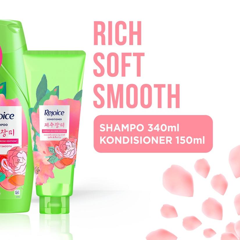 ✫ Rejoice Jeju Rose Shampoo 340ml + Conditioner 150ml ←