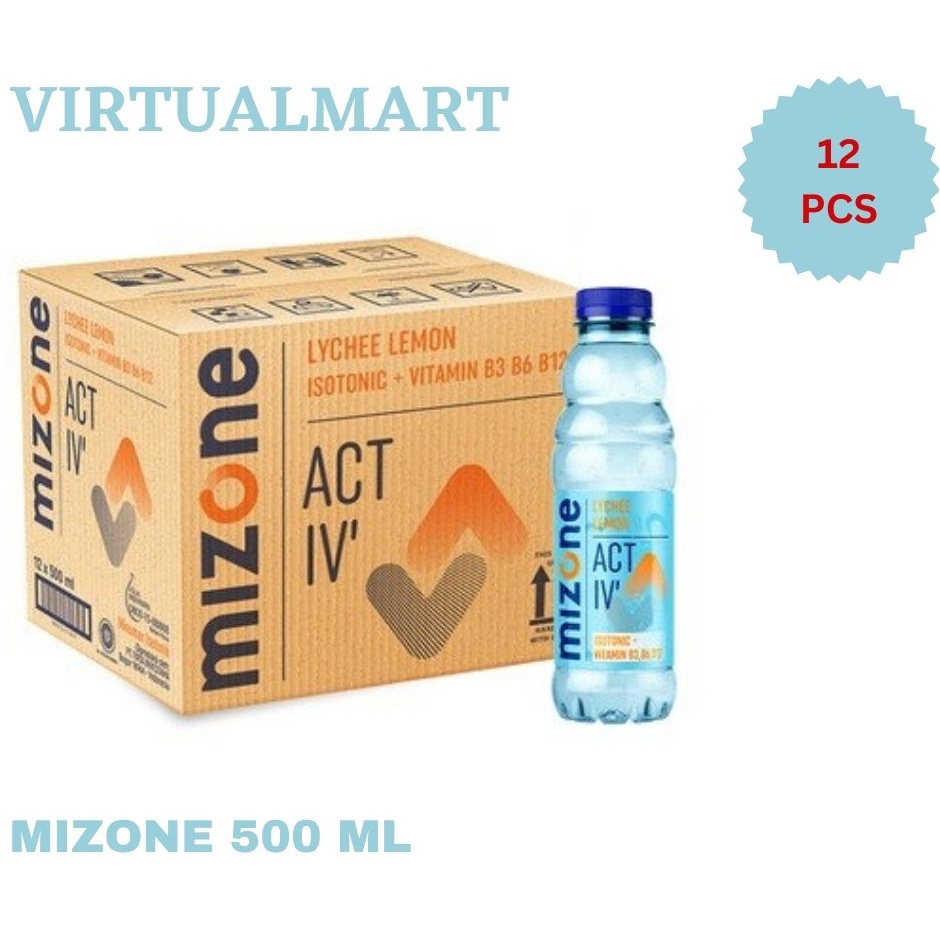 

Mizone Minuman Isotonik 500 ML Per Dus Isi 12 Botol