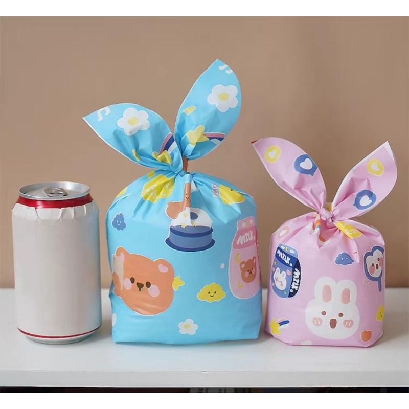 BUNNY BAG UNYU/GOODIE BAG UKURAN LARGE/PLASTIK RABBIT AESTHETIC