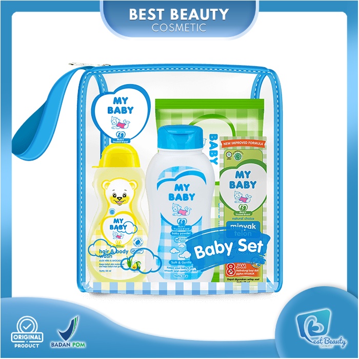 ★ BB ★ MY BABY Set Soft &amp; Gentle 360gr - 4 items - Perlengkapan Bayi Baru Lahir