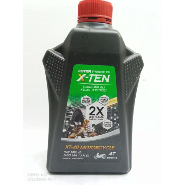 OLI X-TEN OLI MESIN MOTOR BEBEK SAE 10W40