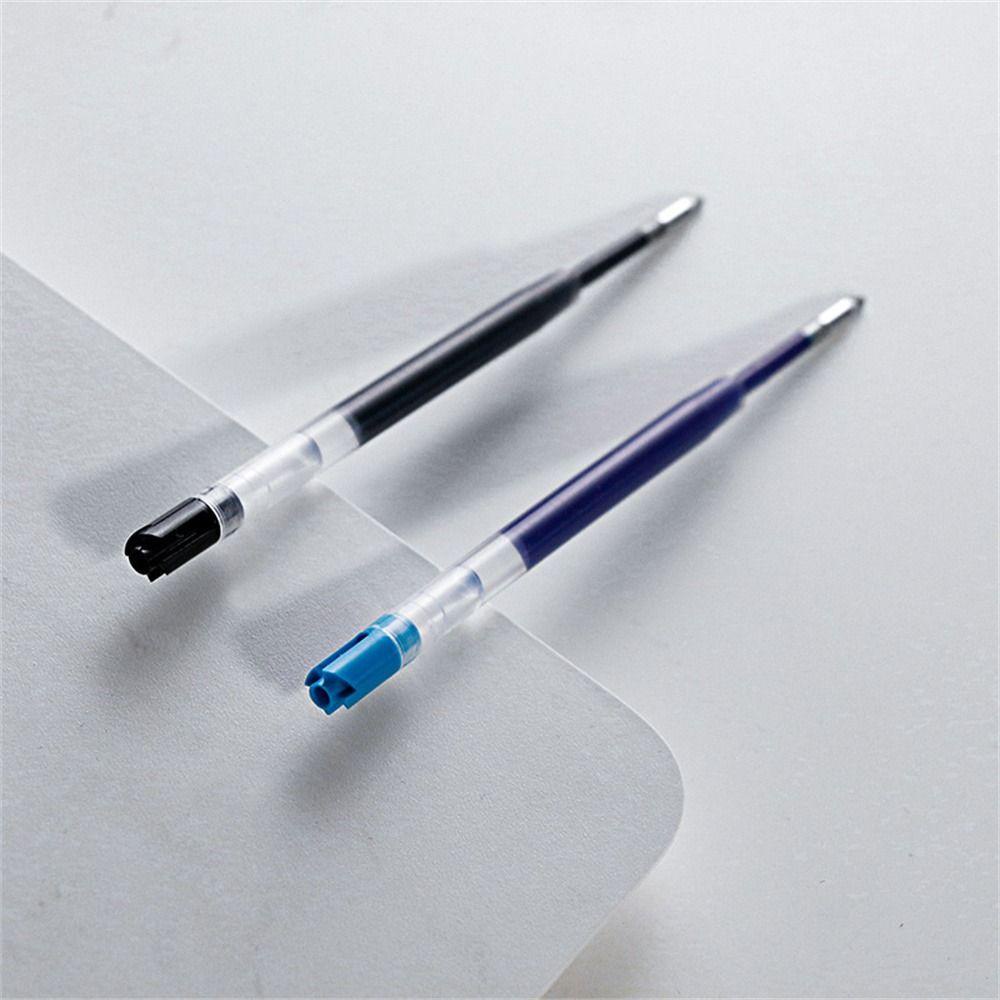 【 ELEGANT 】 Gel Pen Refill Perlengkapan Sekolah Isi 10Pcs/Lot Pulpen Halus Titik 99mm Lancar Netral Isi Ulang