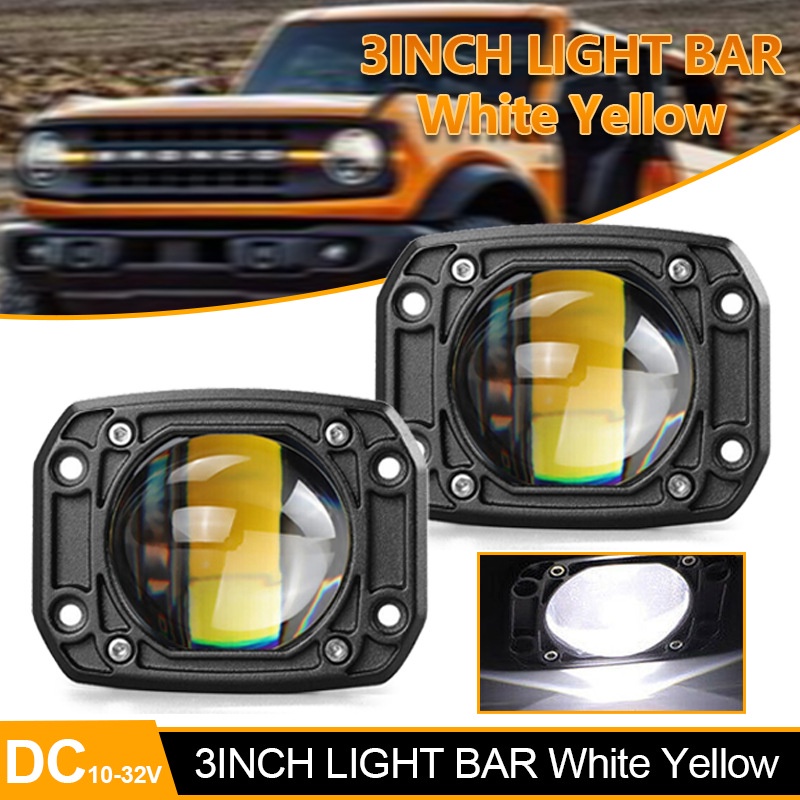 Lampu Led Bumper 30W 8D - Led Bemper Offroad ARB Led Foglamp 3 inch 2 Warna