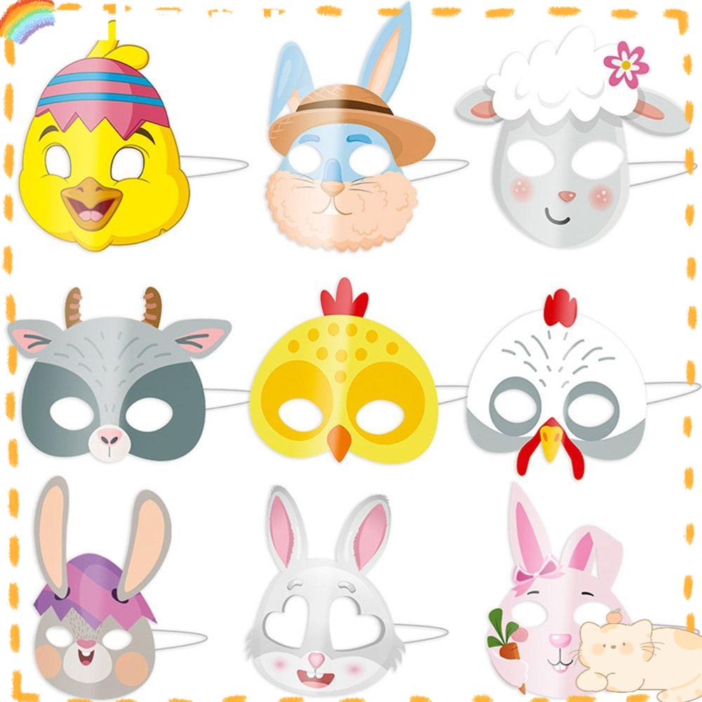 Solighter Easter Bunny New Nikmat Masquerade Dress Up Bunny Kertas Ayam