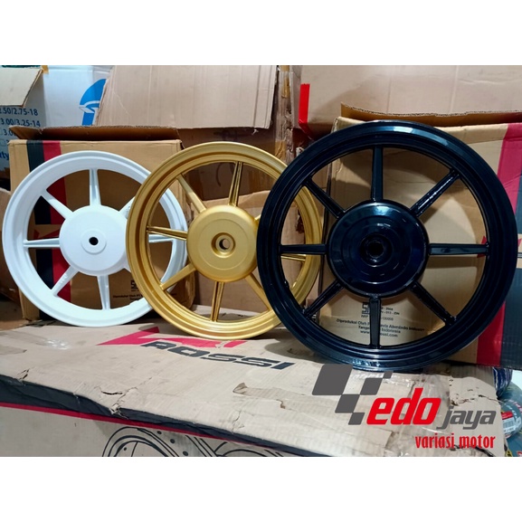Velg Pelek Velk Merk Vrossi Rosi Palang 8 Mio Beat Vario Old Scoopy Vario 125 LED Ring 14X185/215 Co