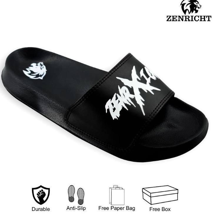 Tren Terbaru ZENRICHT Sendal Selop Pria Sendal Pria Distro Sendal Pria Kekinian Selop