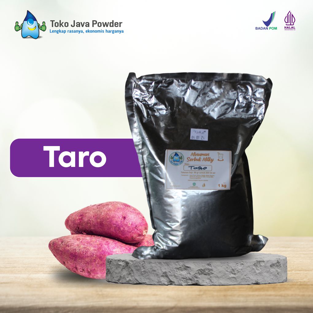 

Bubuk Minuman TARO Powder 1000 g - Java Powder Drink - BPOM & HALAL