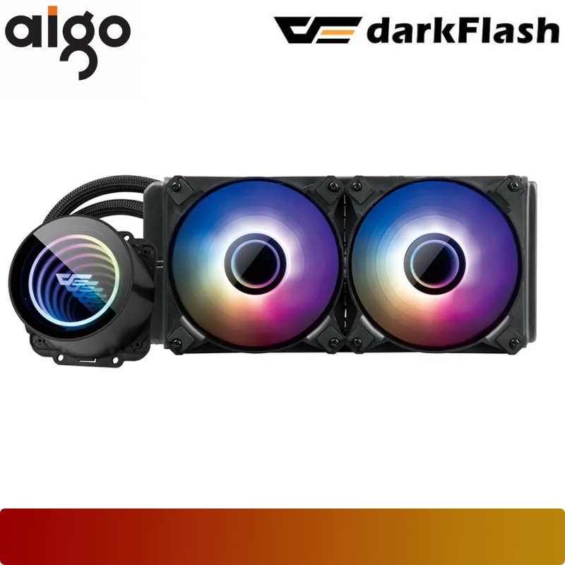 CPU Cooler - DarkFlash Twister DX240 V2 | 240mm AIO Liquid Cooling