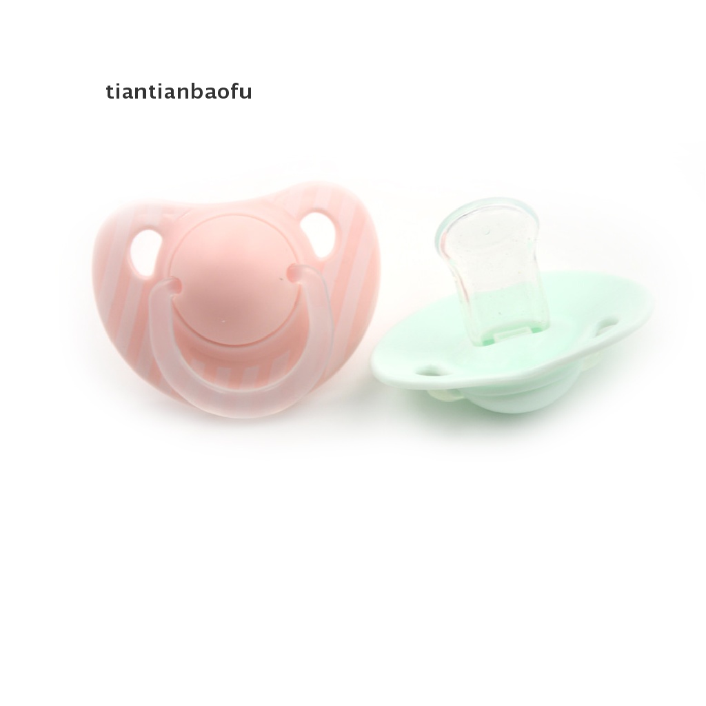 [tiantianbaofu] Newborn baby Bayi Tidur Puting Bulat falt Silikon Dot Warna Hijau pink 0+ Bulan Aman Tidak Beracun Perlengkapan Bayi 1pcs Dot Bayi Bayi Penutup Otomatis