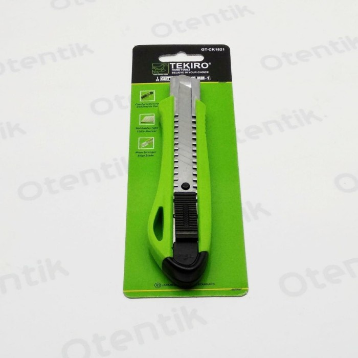 

TEKIRO PISAU CUTER BESAR 18 MM - CUTTER KNIFE 18MM - KATER - CUTER