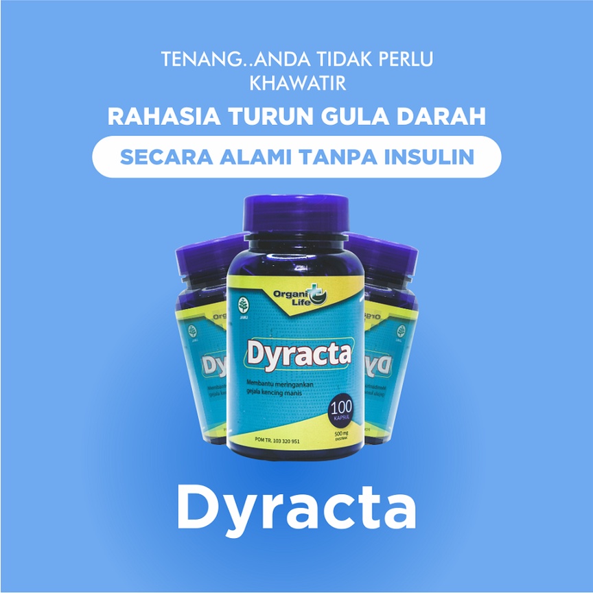 Dyracta - 100 kapsul ( OBAT DIABETES )