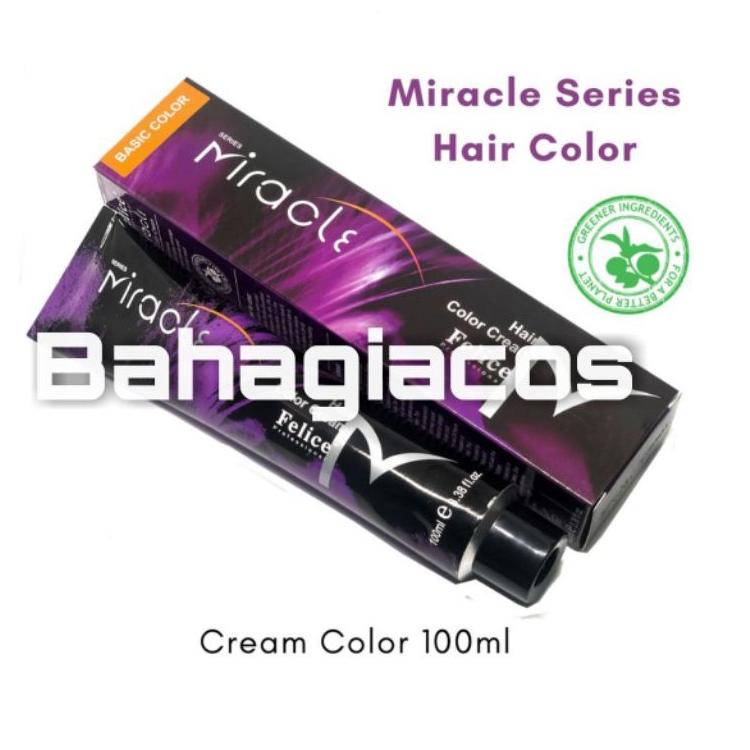 ✬ FELICE Miracle Hair Color 100ml / Felice Hair Color cat rambut ✰
