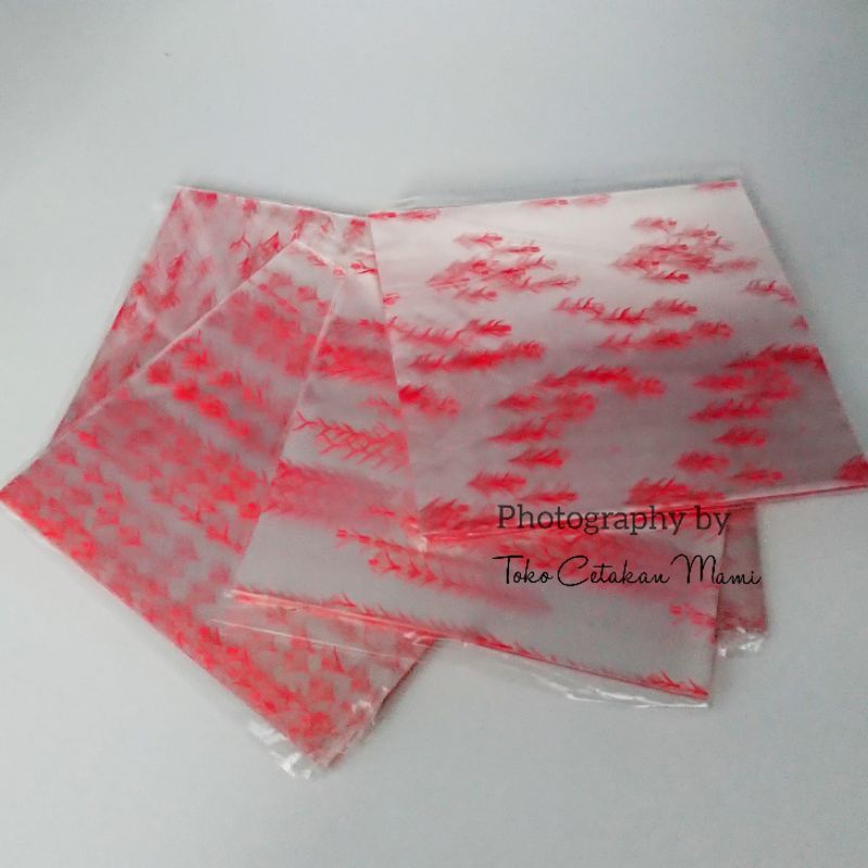 Plastik dan Kawat Madumongso Plastik Kaca Motif