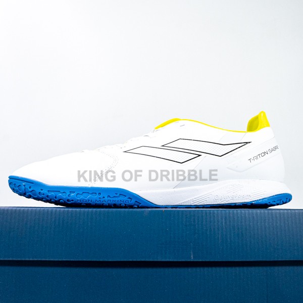 {MentariStore} Sepatu Futsal Mills T-Riton Sabre IN White 9400404 Original BNIB - 43 Berkualitas