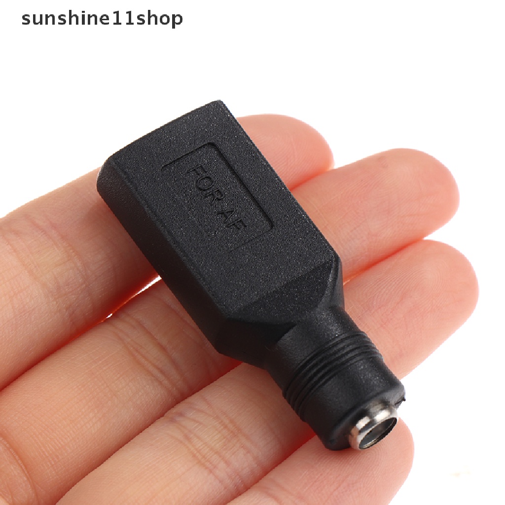 Sho 1Pc Jack DC Female Ke USB 2.0 Male Plug Jack 5V Colokan Listrik Konektor Adaptor N