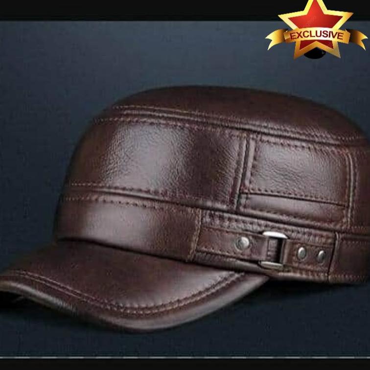 VIRAL TOPI KOMANDO KULIT ASLI/TOPI KULIT KOMANDO