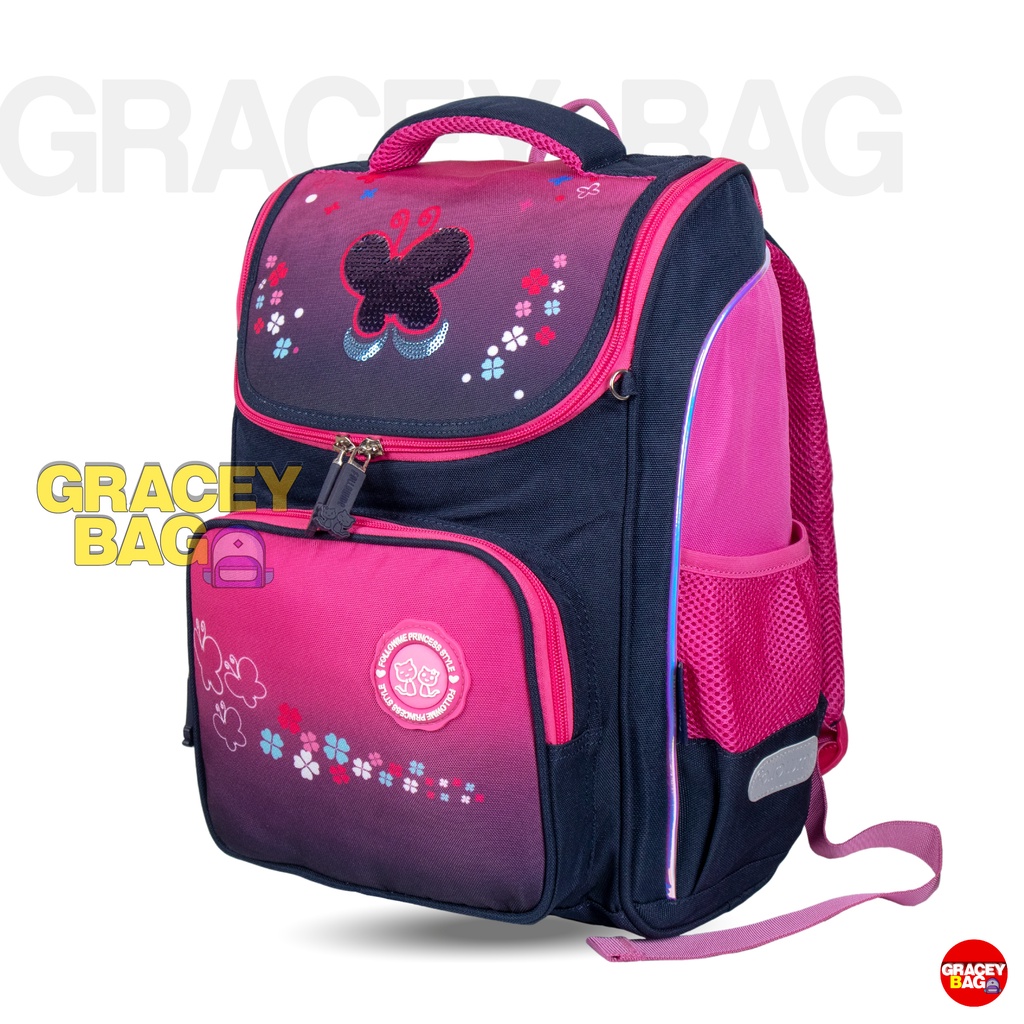 GB-F006 Tas Ransel Sekolah untuk Anak Perempuan Premium Import