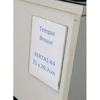 

[[JNT COD]] Acrylic Display/Tempat Brosur A4 21x30 cm