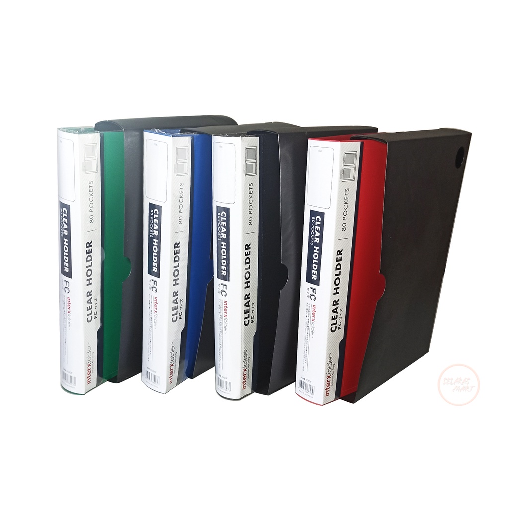 

InterXFolder - Clear Holder 80 Terdapat 5 Warna - Pcs