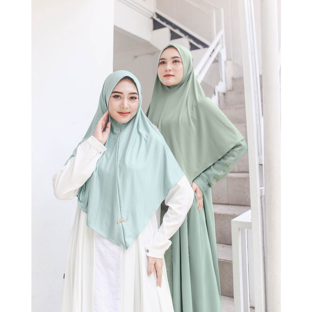 WNJ BERGO FULICA JERSEY ITY WHY UKURAN M L XL  JILBAB INSTAN WANOJA ADEM &amp; LEMBUT