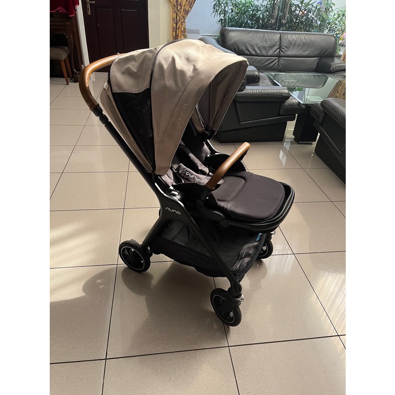 Nuna Triv Stroller Timber 2021 FREE Carrycot / Bassinet - Kereta Dorong Stroller Anak Bayi Baby Traveling Promo Foldable