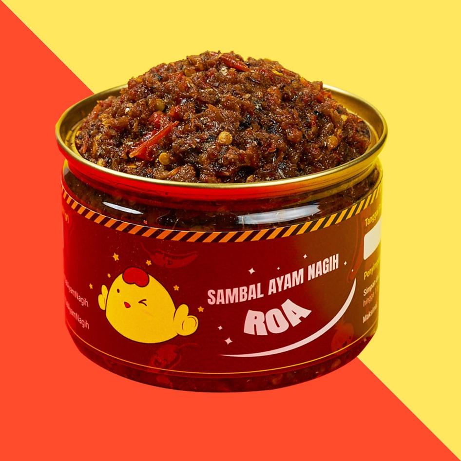 

Ready Stok SAMBAL NAGIH - Sambal ikan ROA Khas Manado Toples !!
