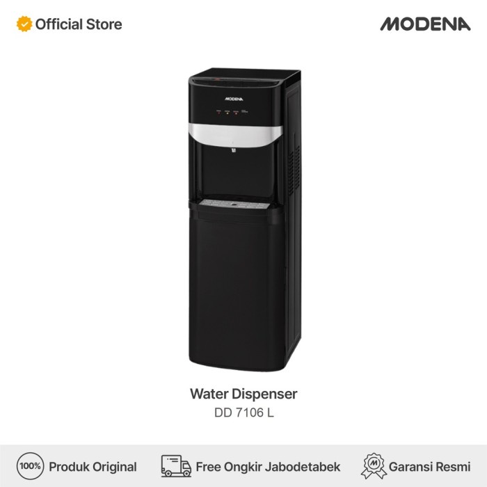 Modena Dispenser Air Galon Bawah Panas Dingin DD 7106 L 7106L (Gosend)