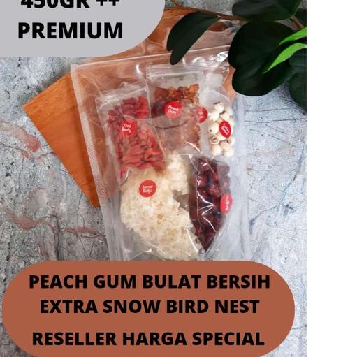 

➧ Paket Peach Gum Dessert 450gr TERMURAH!! Bahan PREMIUM 11 Varian ♠
