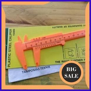 

tools n parts Sigmat Caliper 6inch Plastik 150mm Jangka Sorong Plastic Steel Caliper 1F3BZ