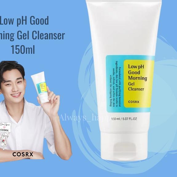 ➾ COSRX Low pH Good Morning Gel Cleanser 150 KOREA 100% Original Pembersih muka/sabun cuci muka ✲