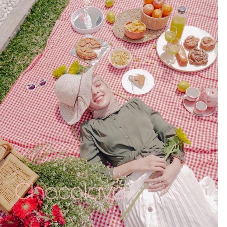 ( Bisa Cod ) KAIN PIKNIK KOTAK KOTAK/ ALAS PIKNIK / KAIN FOTOGRAFI - Special 