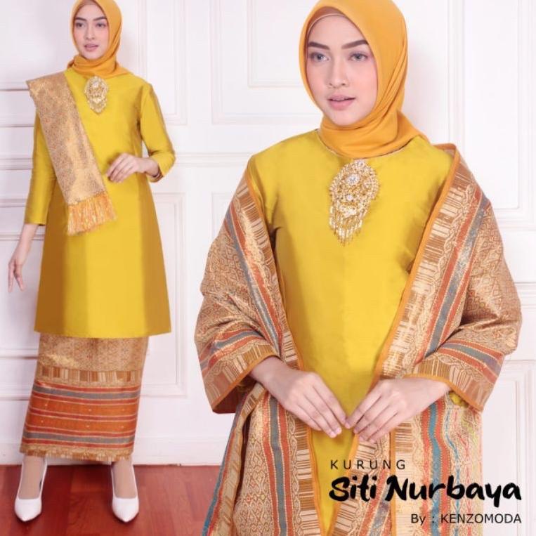 ア BAJU KURUNG SONGKET SELENDANG/KEBAYA KURUNG SONGKET/BAJU KURUNG SITI NURBAYA/SET KEBAYA KURUNG SON