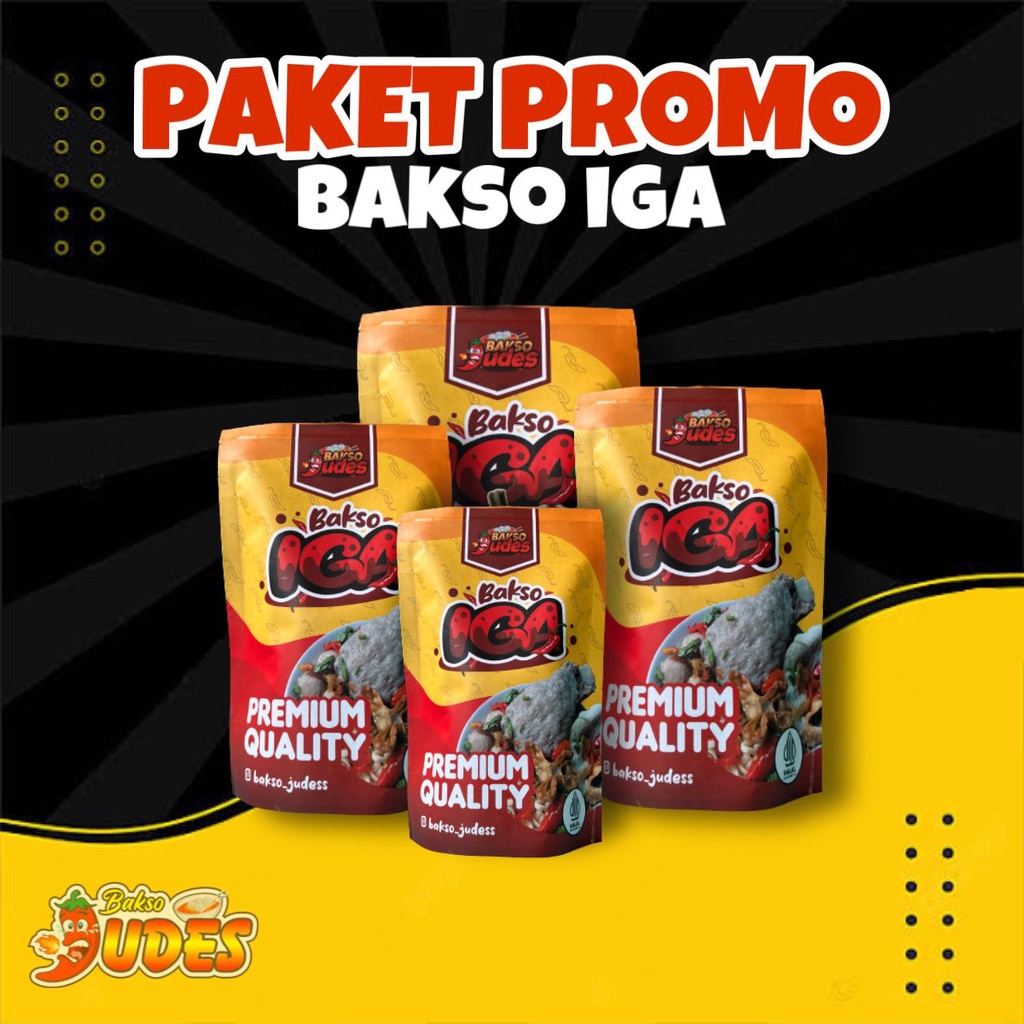 

Paket Promo Bakso Rusuk IGA Super Pedas 4 PACK