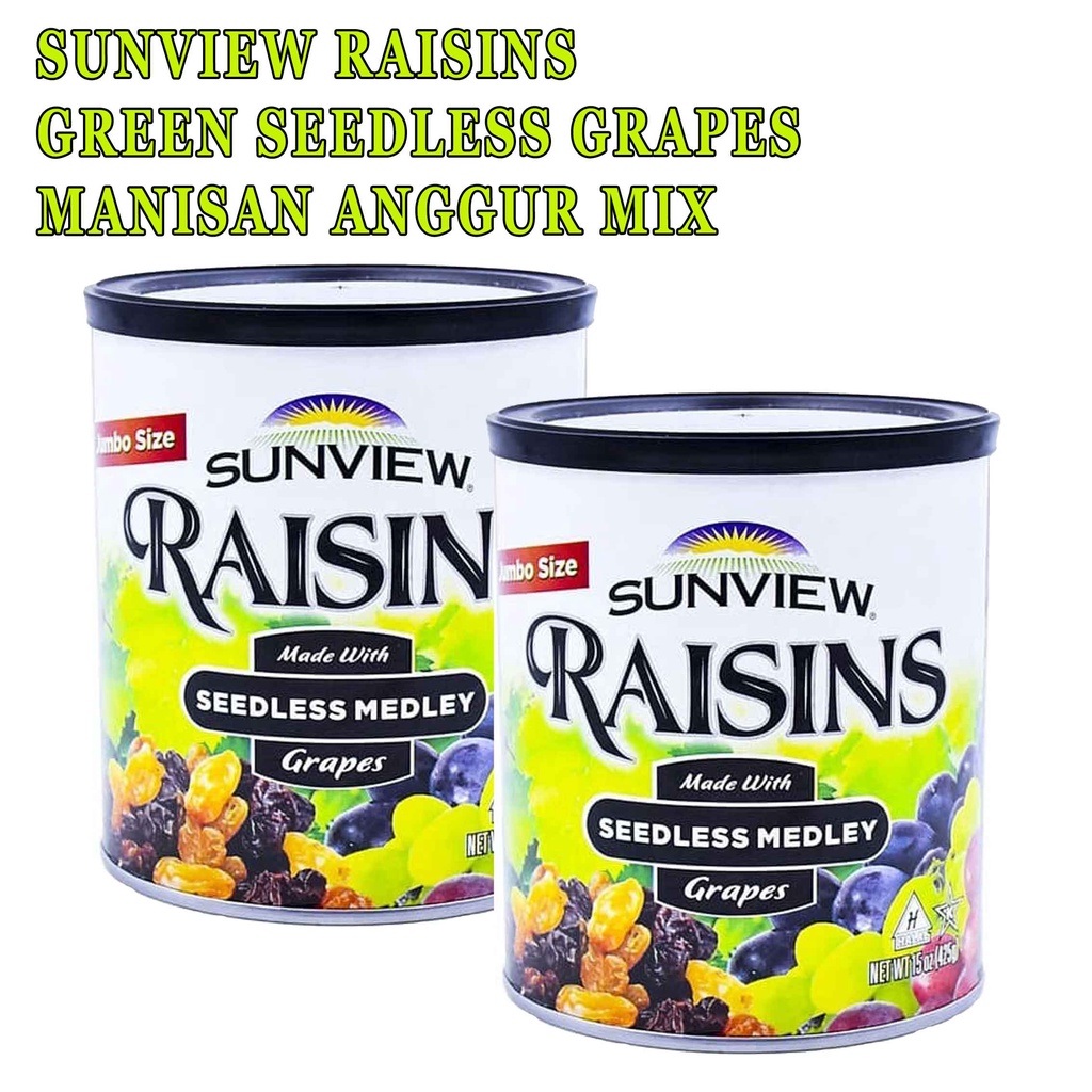 Manisan anggur mix* sunview* Raisins* Seedless Medley* Manisan* 425