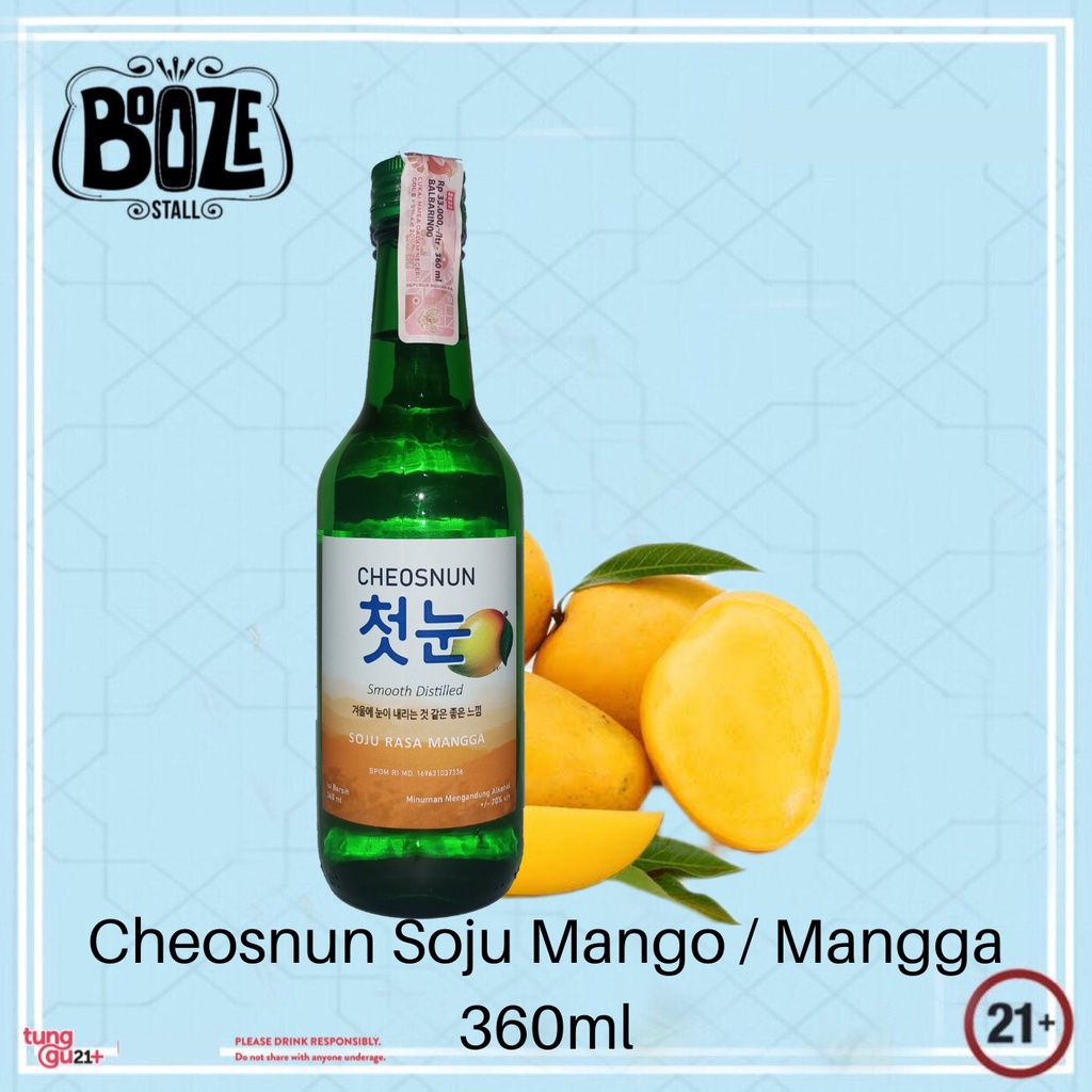 Cheosnun Soju Mango / Mangga 360ml