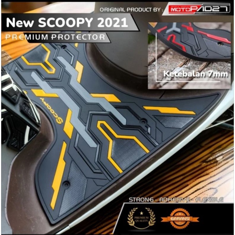 Motopad27 Garnish New Scoopy Cover Laci Kanan Honda New Scoopy 2021 2022 2023