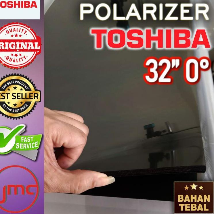 ➾ POLARIZER TV LCD TOSHIBA REGZA 32 INCH 0 DERAJAT ( BAGIAN DEPAN ) PLASTIK POLARIZER 32 INCH TOSHIB