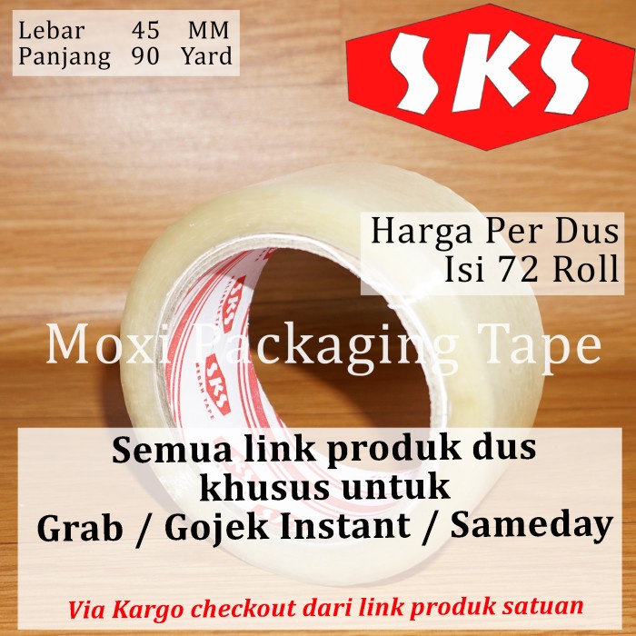 

Terlaris Lakban Bening / Coklat 90 Yard 2 Inch Dus