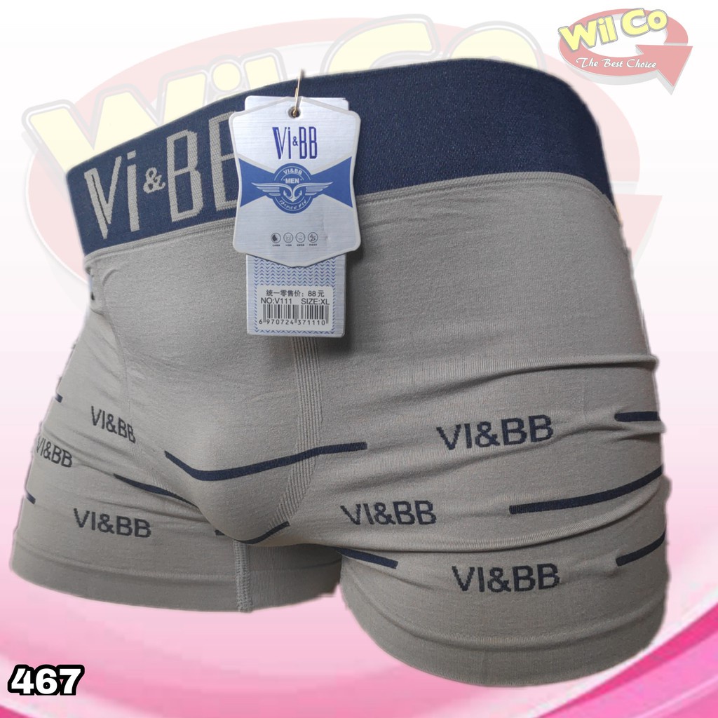 K467 - (PER 1 POTONG) CELANA DALAM BOXER PRIA DEWASA V-BB SIZE M - XXL TOKO KEANULOVA