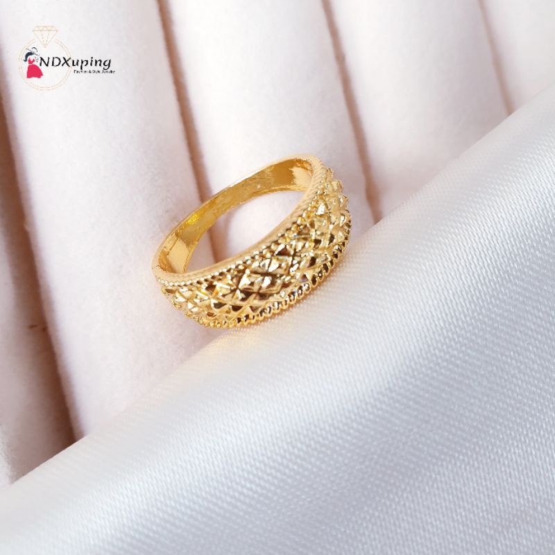 Cincin Dewasa Ukir Xuping 24K Fashion N09022303