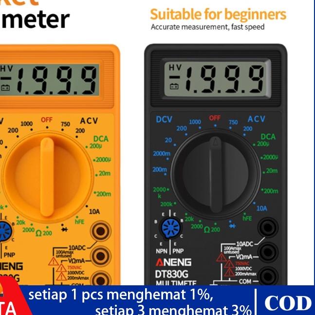 ♢ multimeter avometer multitester digital dt-830b dt830G ◌