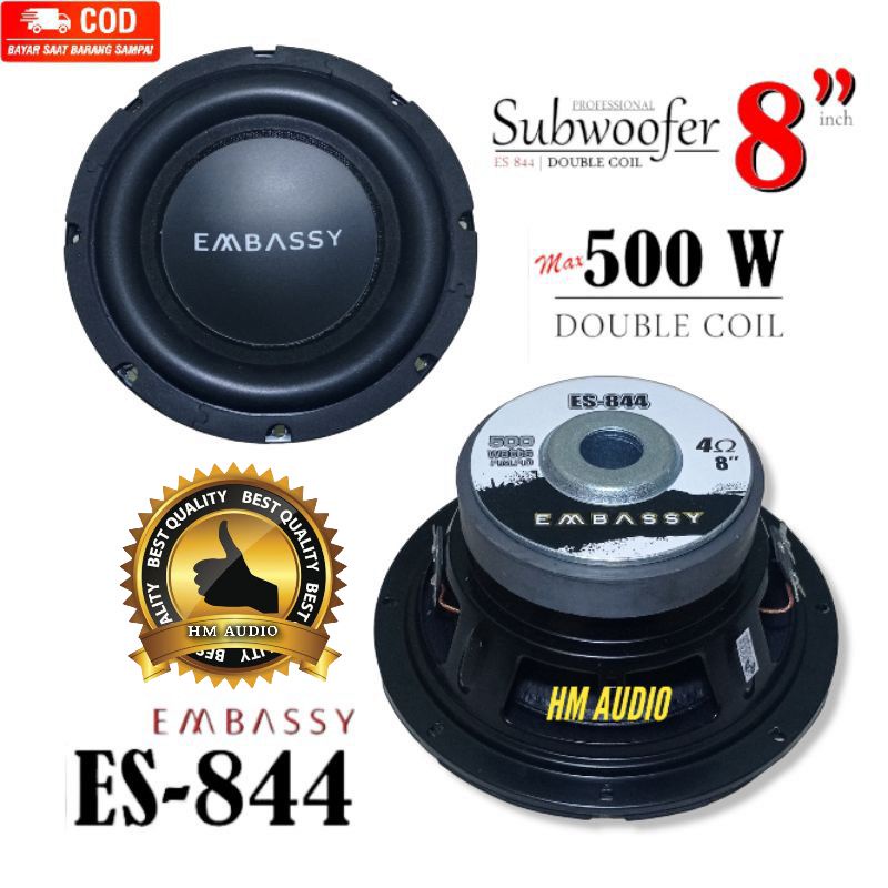 Speaker Subwoofer 8 inch EMBASSY ES 844