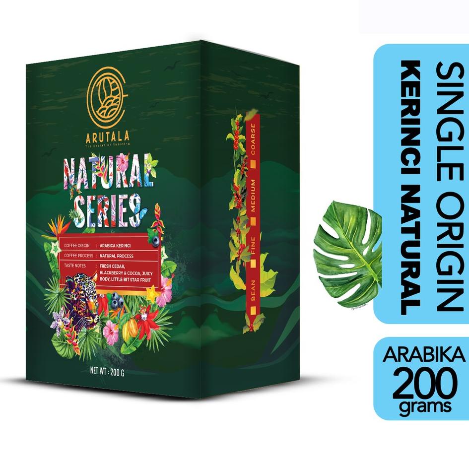 

○ ARUTALA Natural Series - Arabika Kerinci 200 gram ☚