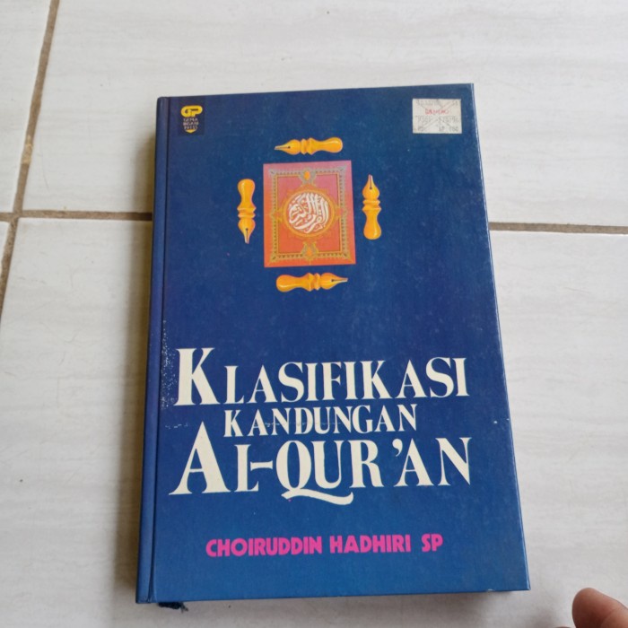 KLASIFIKASI KANDUNGAN AL-QURAN