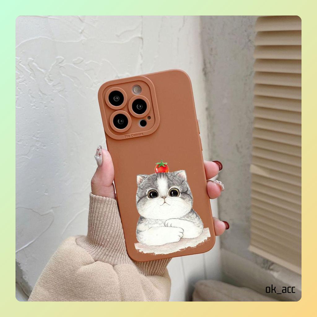 Casing Motif CC35 Cat for Xiaomi Redmi A1 A1+ 4A 4 4X 5 5A 5+ 6 6A 7 8 9 Prime 9A 9i 9C 9T 10 10C 10T 11 12 12T Lite Ultra S2 Ultra Note 5A Pro 10s 11 11s 11T Poco C40 F3 F4 K40 M3 M4 M5 X3 GT NFC 5G