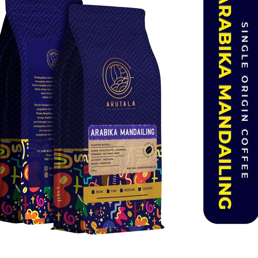 

♞ ARUTALA Kopi Arabika Mandailing 200 gram ←