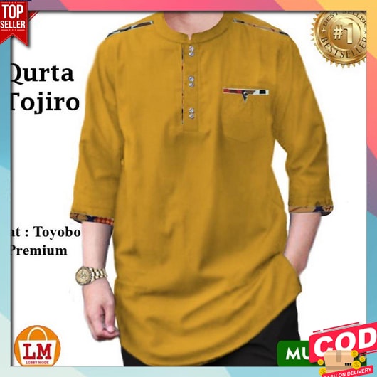 Baju Muslim Pria Dewasa 2023 Lengan Panjang Pendek Terbaru Kemejamuslim Laki Distro Pakistan Bahan T