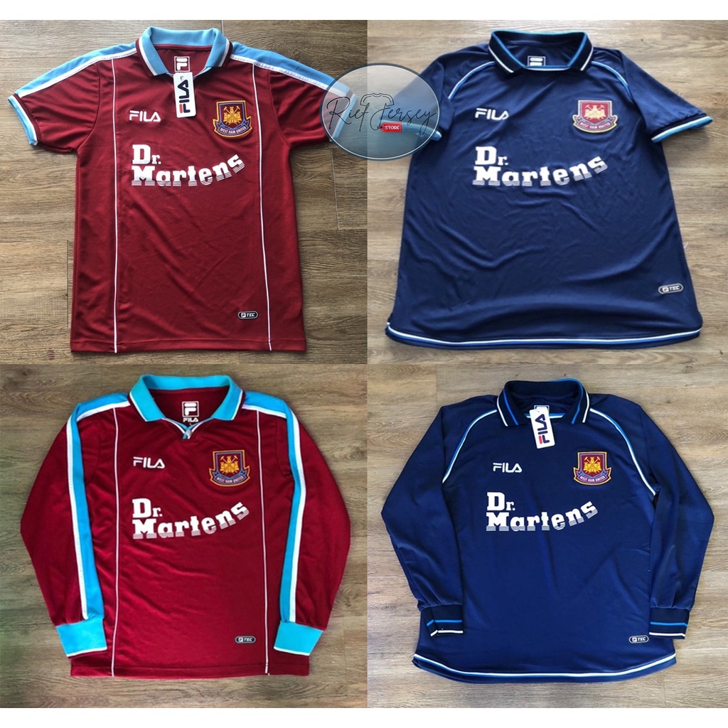 JERSEY WEST HAM HOME & AWAY 1999 RETRO 100% BEST QUALITY